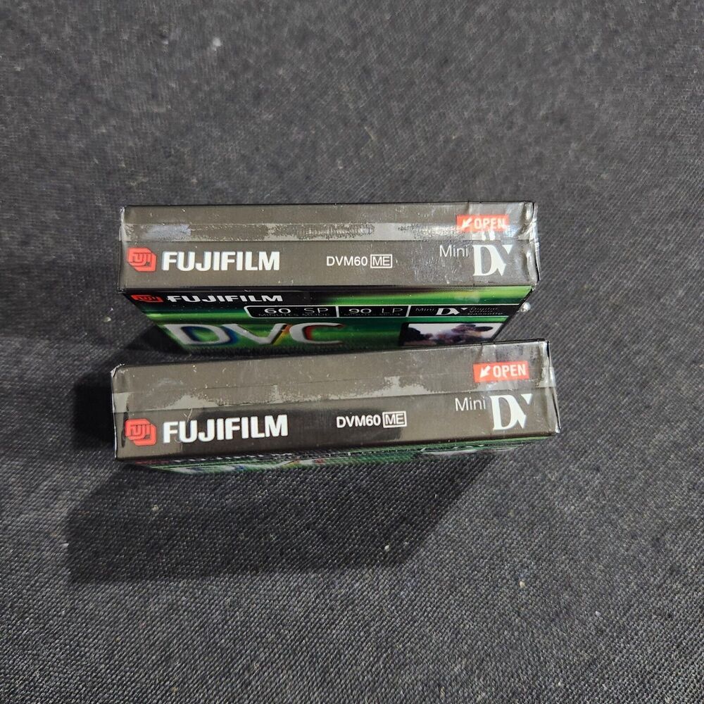 Fujifilm DVC Mini DV DVM60 60 min SP60 90 min LP90 Sealed NEW 2 - Picture 2 of 4